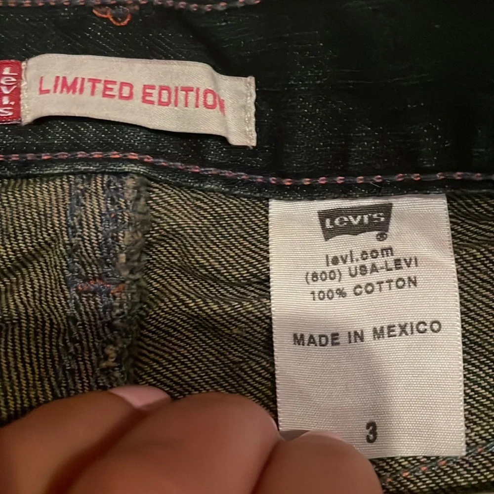 Levi Limited Edition Denim Mini Skirt - Picture 4 of 8
